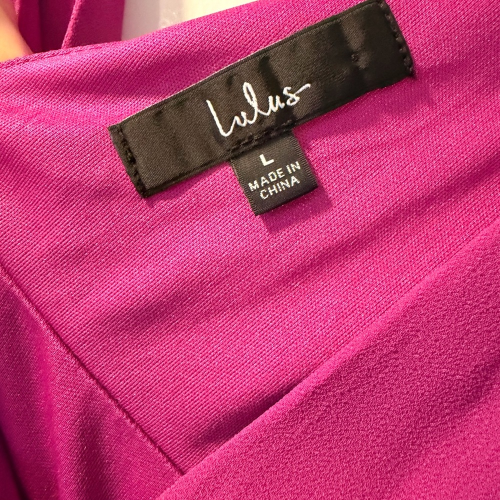 Celebration Time Purple Sleeveless Tiered Midi Dress - L - Picture 5 of 5
